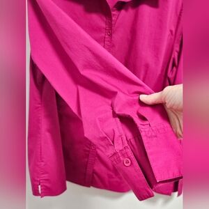 Women's Pink Button-Up Shirt